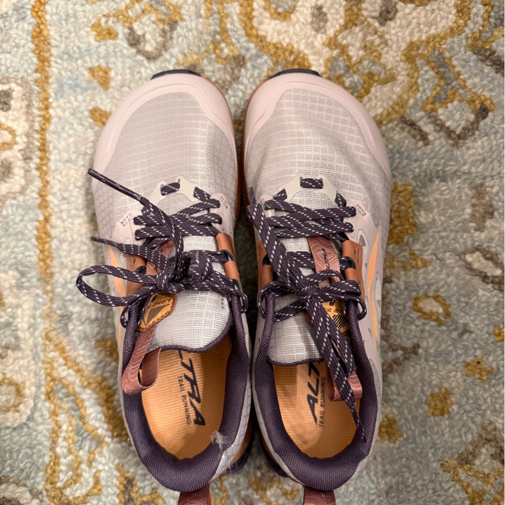 Altra Running Shoes with Gray and Black Design